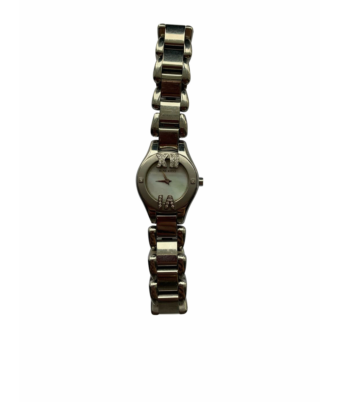 NINA RICCI Серебряные стальные часы, фото 1