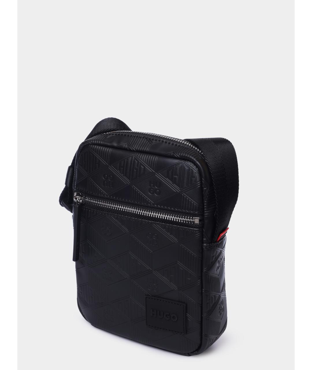 HUGO Черная сумка на плечо, фото 3