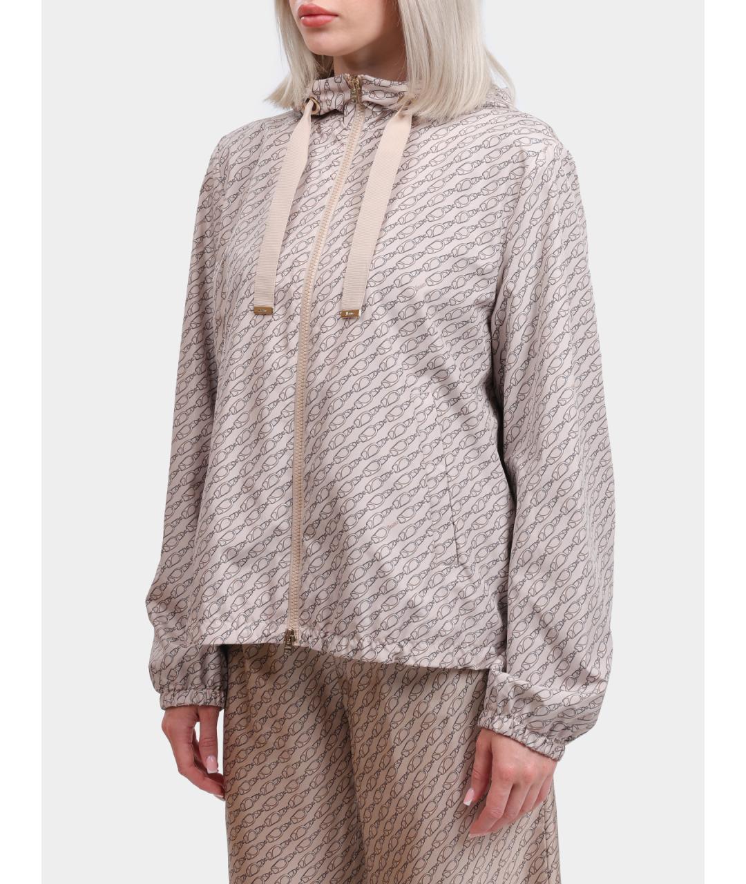 HERNO Бежевая полиамидовая куртка, фото 2