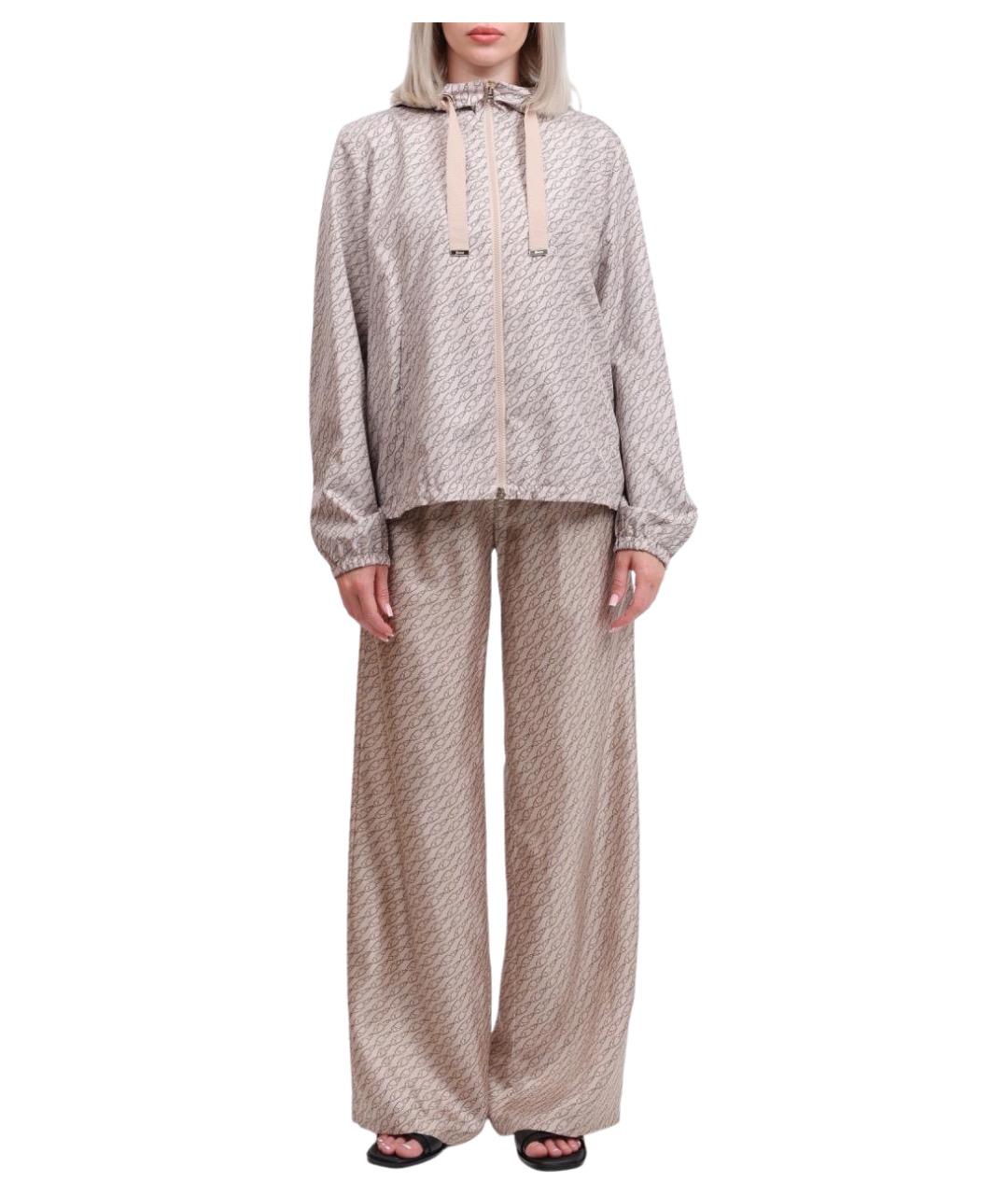 HERNO Бежевая полиамидовая куртка, фото 1