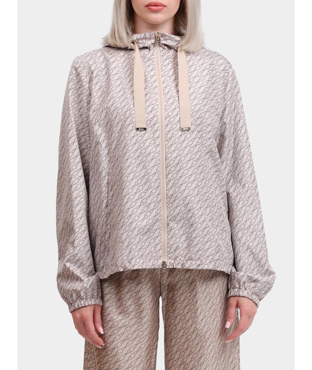 HERNO Бежевая полиамидовая куртка, фото 5