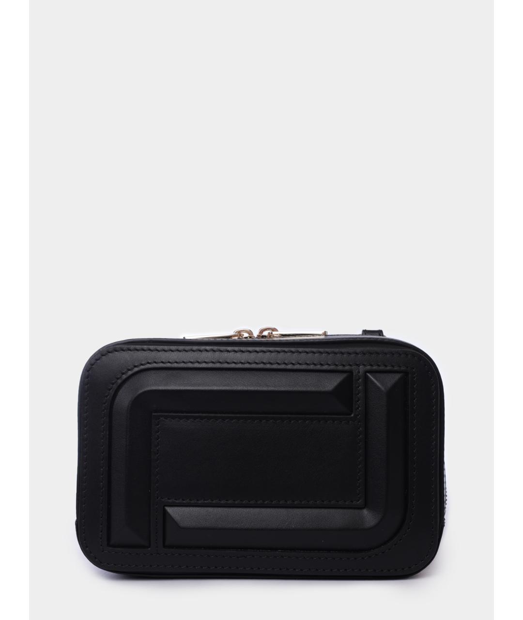 LANCEL Черная кожаная сумка через плечо, фото 2