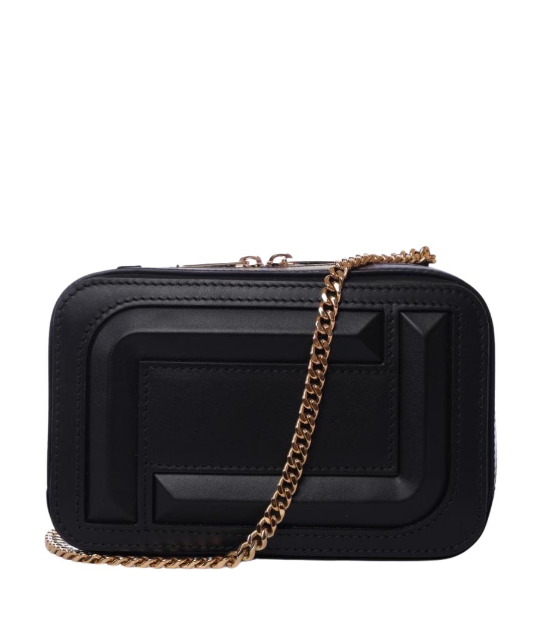 LANCEL Черная кожаная сумка через плечо, фото 1