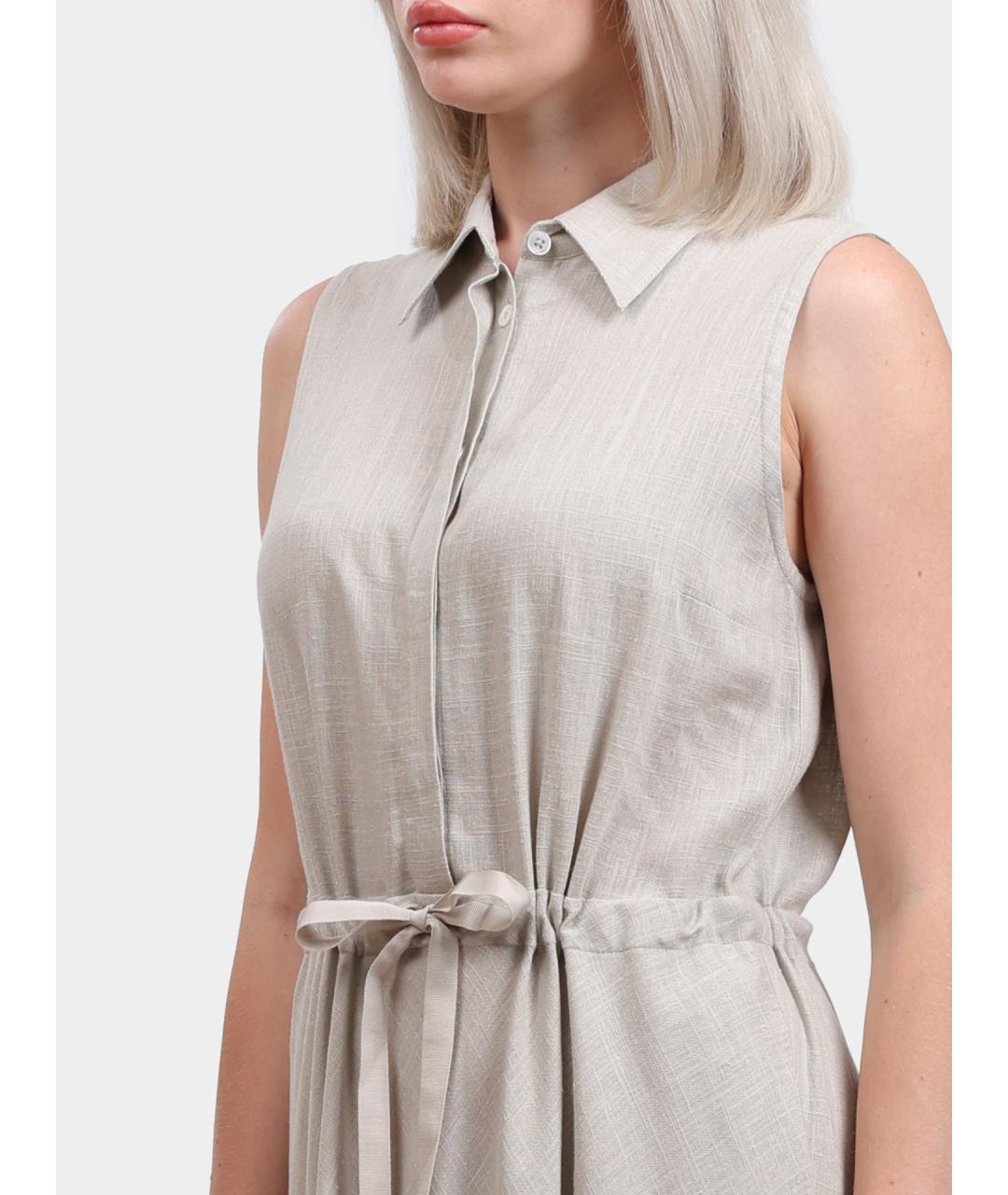HERNO Серое повседневное платье, фото 3