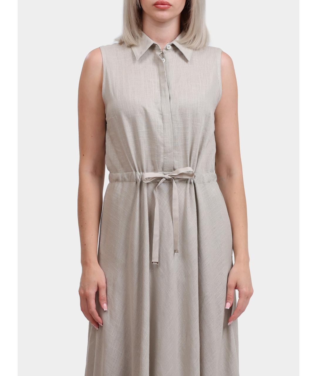 HERNO Серое повседневное платье, фото 2