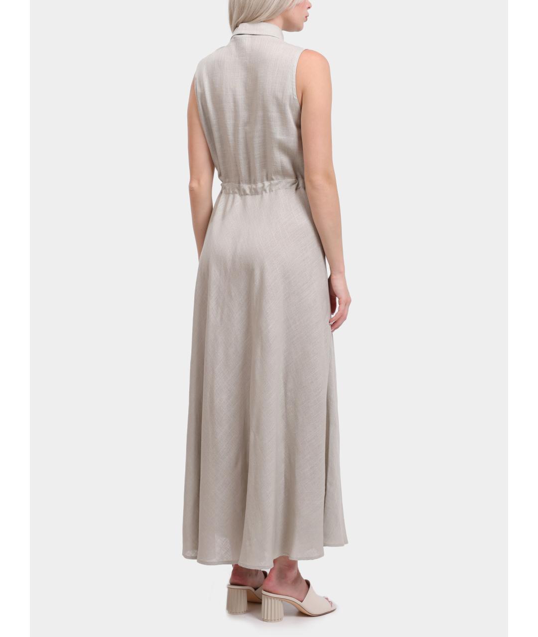 HERNO Серое повседневное платье, фото 5