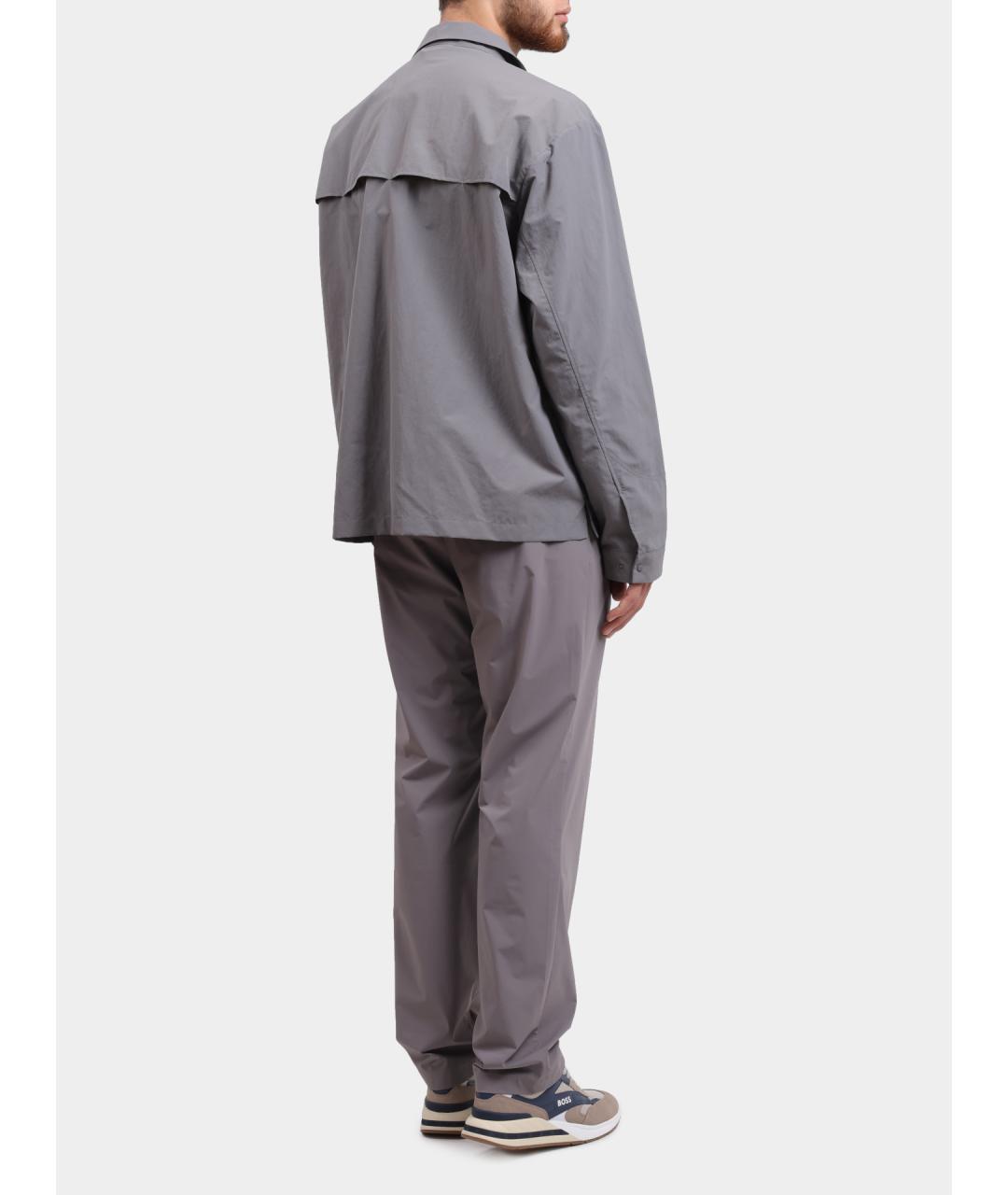 HERNO Серая полиамидовая куртка, фото 4