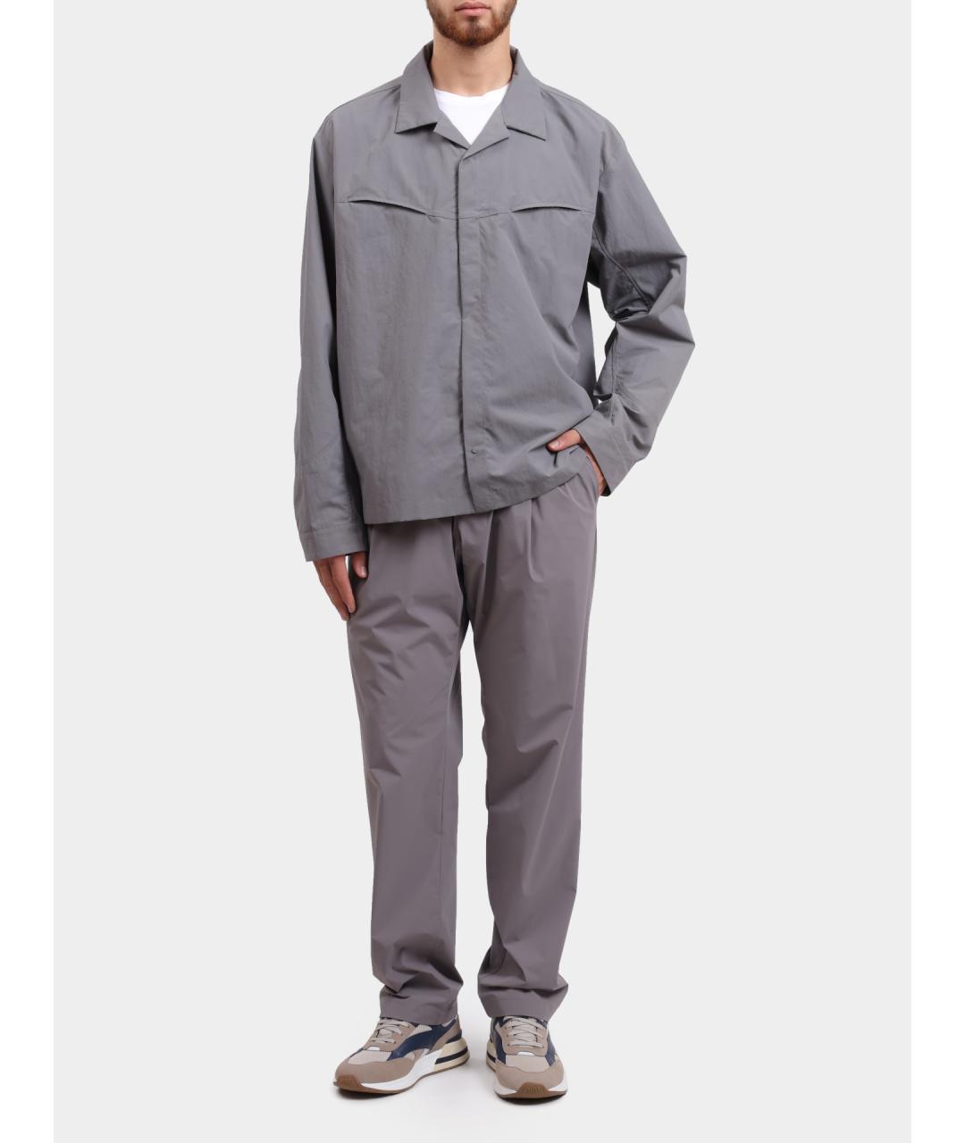 HERNO Серая полиамидовая куртка, фото 2