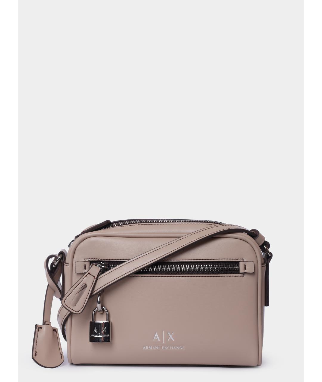 ARMANI EXCHANGE Бежевая сумка через плечо, фото 7