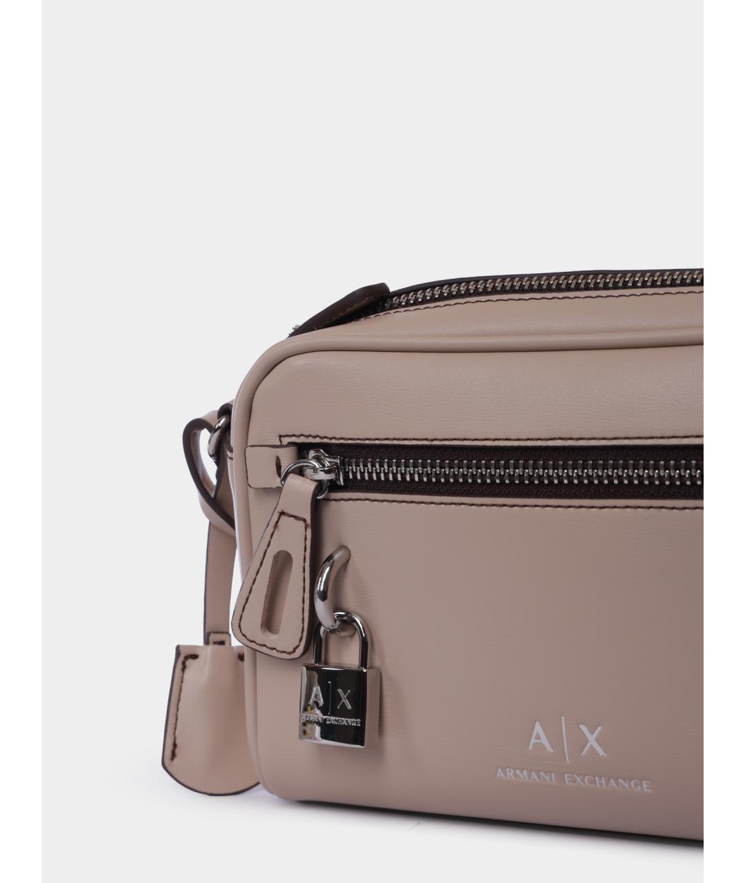 ARMANI EXCHANGE Бежевая сумка через плечо, фото 5