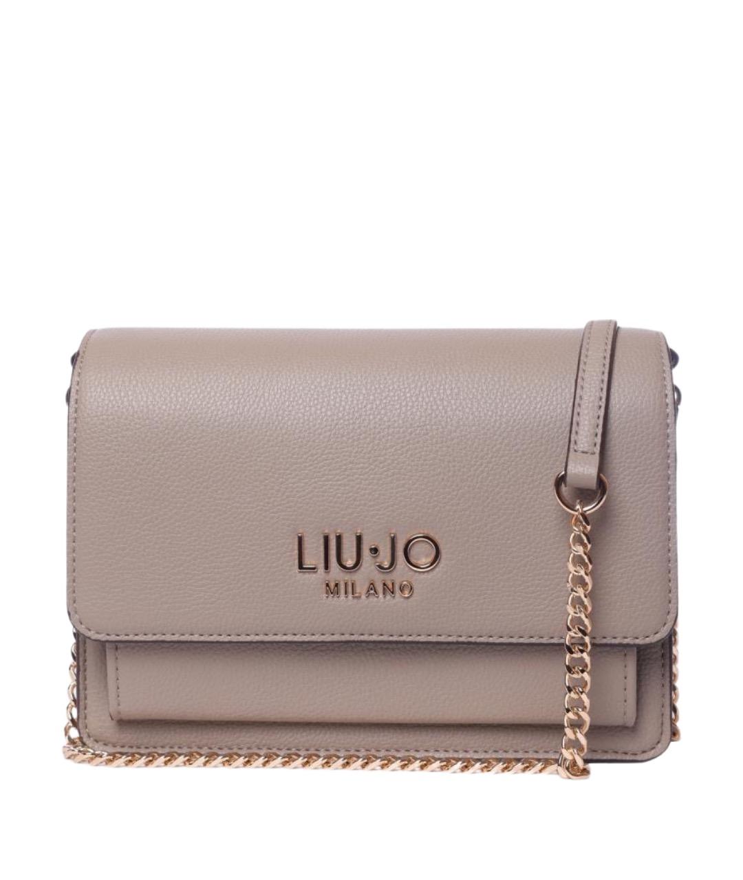 LIU JO Бежевая сумка через плечо, фото 1