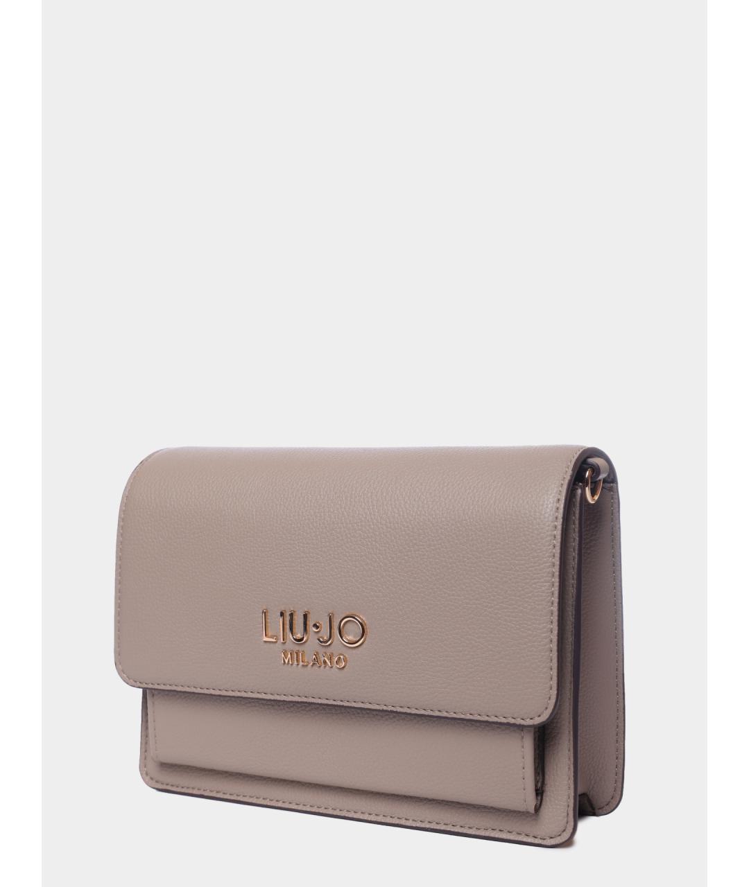 LIU JO Бежевая сумка через плечо, фото 3