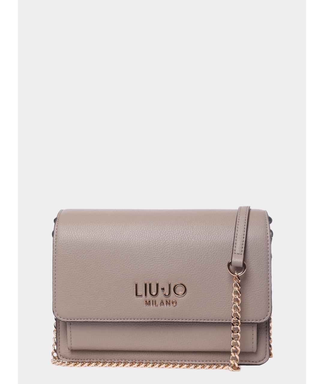 LIU JO Бежевая сумка через плечо, фото 6