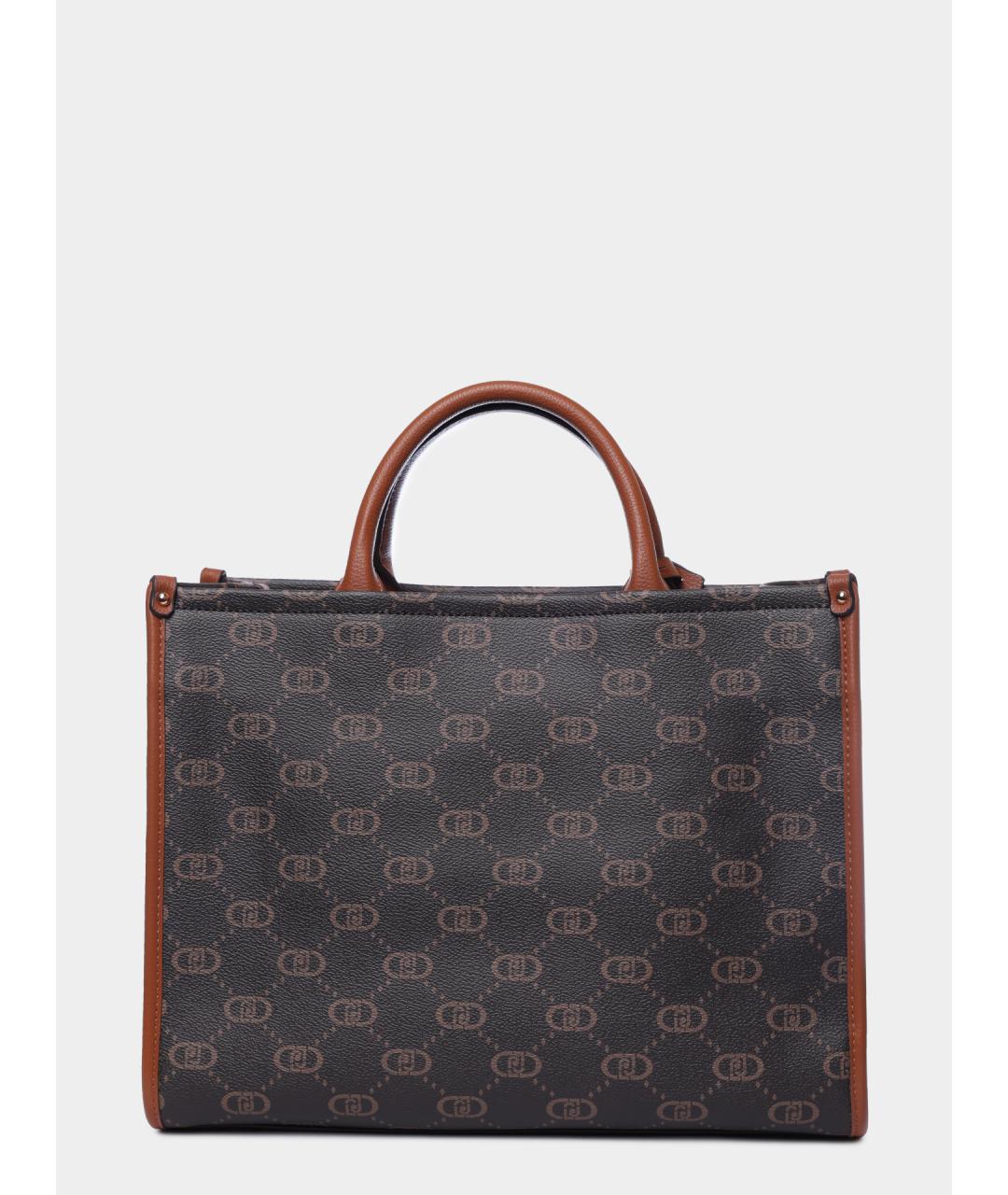 LIU JO Коричневая сумка тоут, фото 4