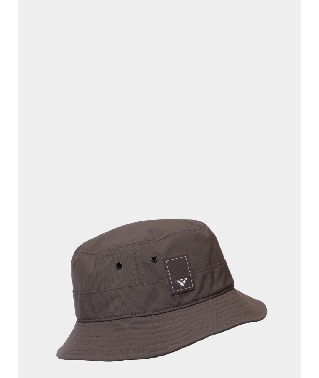 EMPORIO ARMANI Коричневая кепка/бейсболка, фото 5