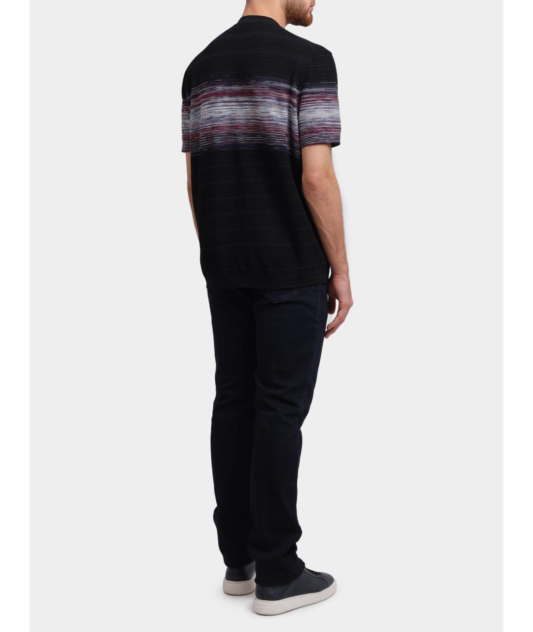 MISSONI Черная хлопковая футболка, фото 4