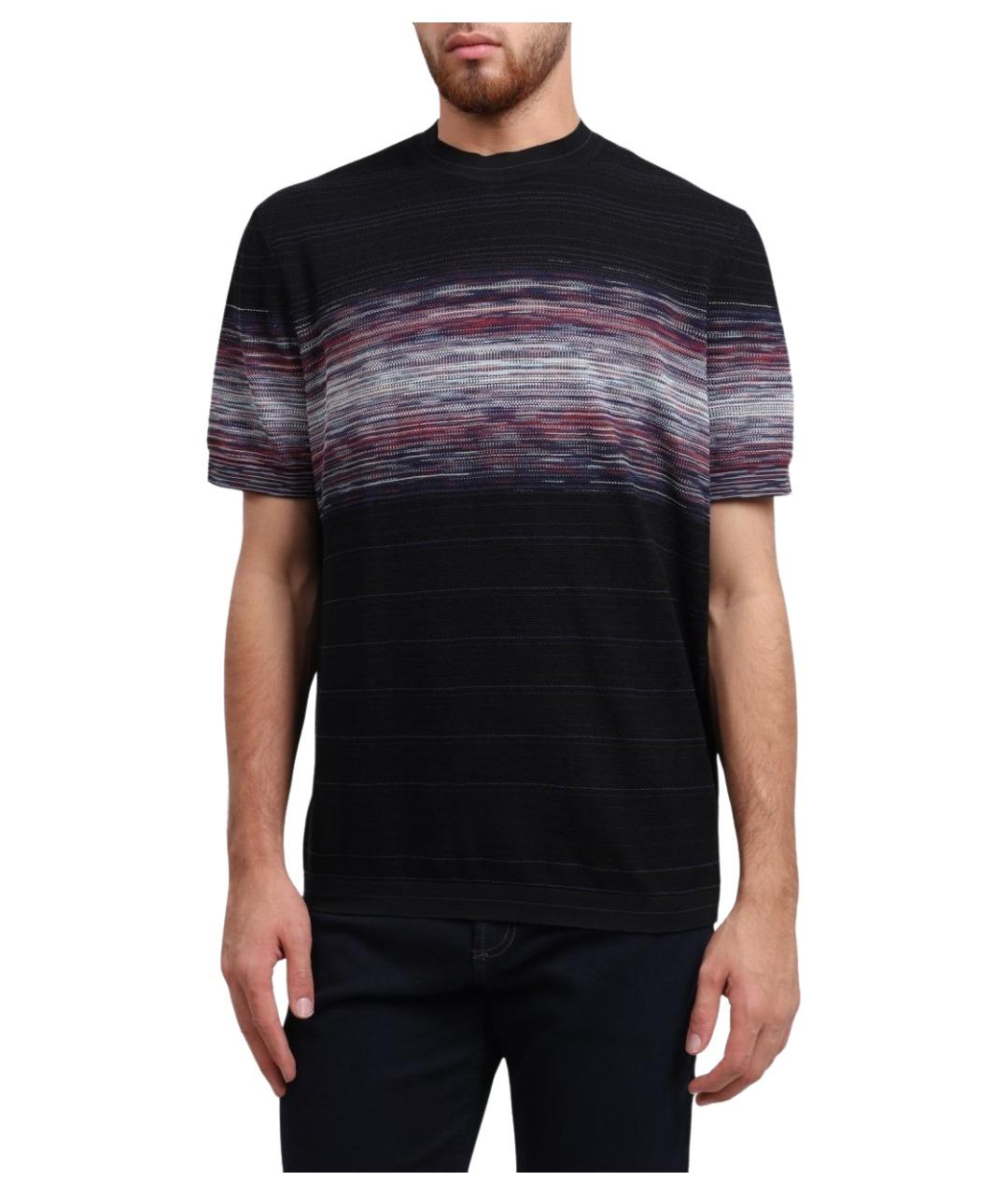 MISSONI Черная хлопковая футболка, фото 1