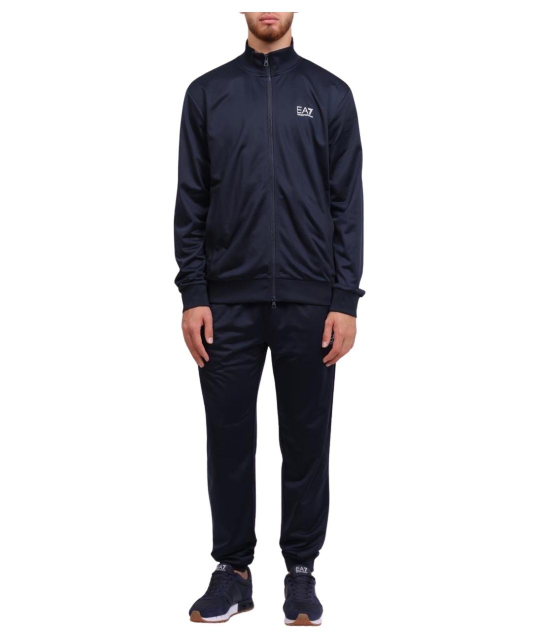EA7 Синий повседневный костюм, фото 1