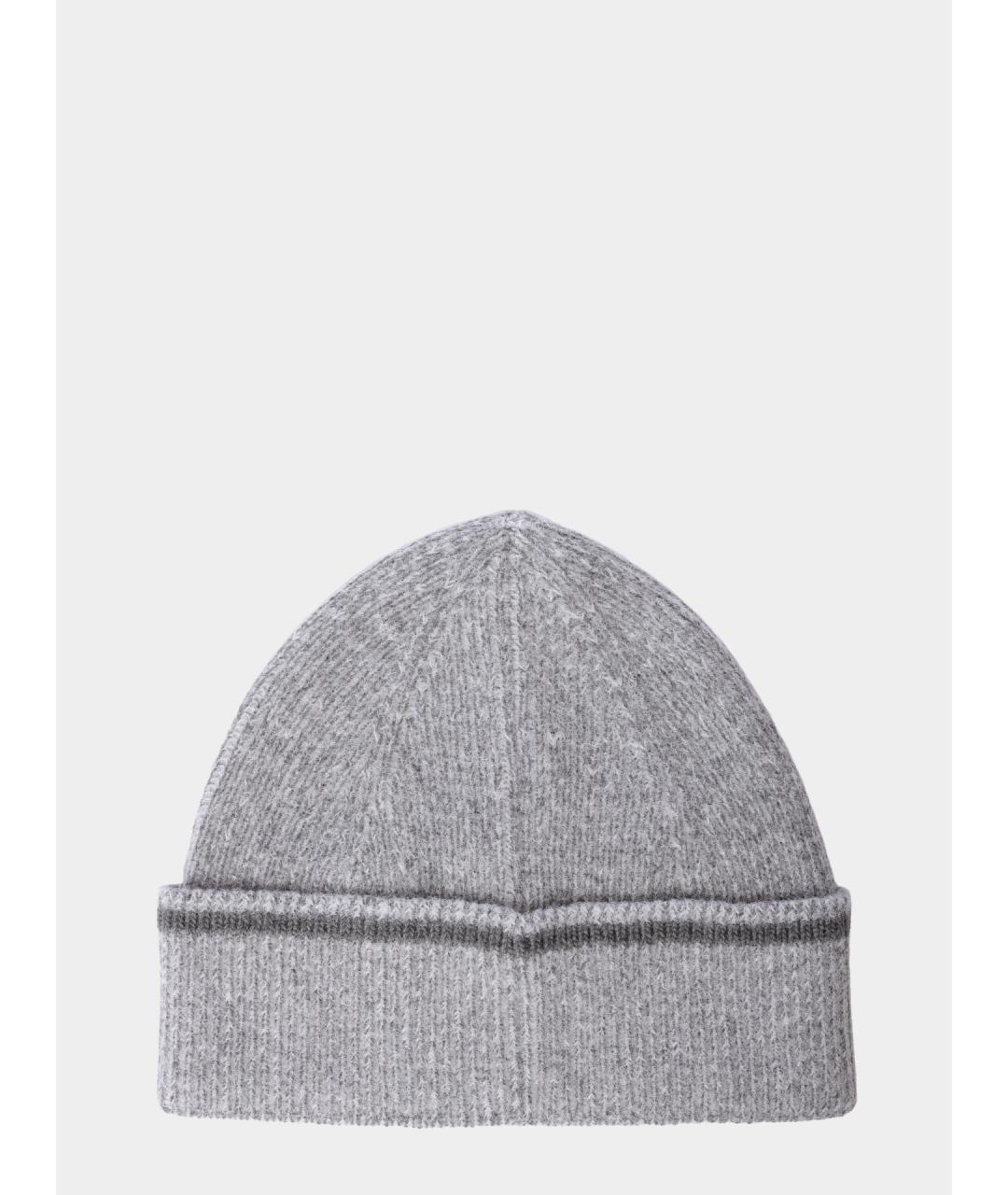 CP COMPANY Серая шерстяная шапка, фото 4