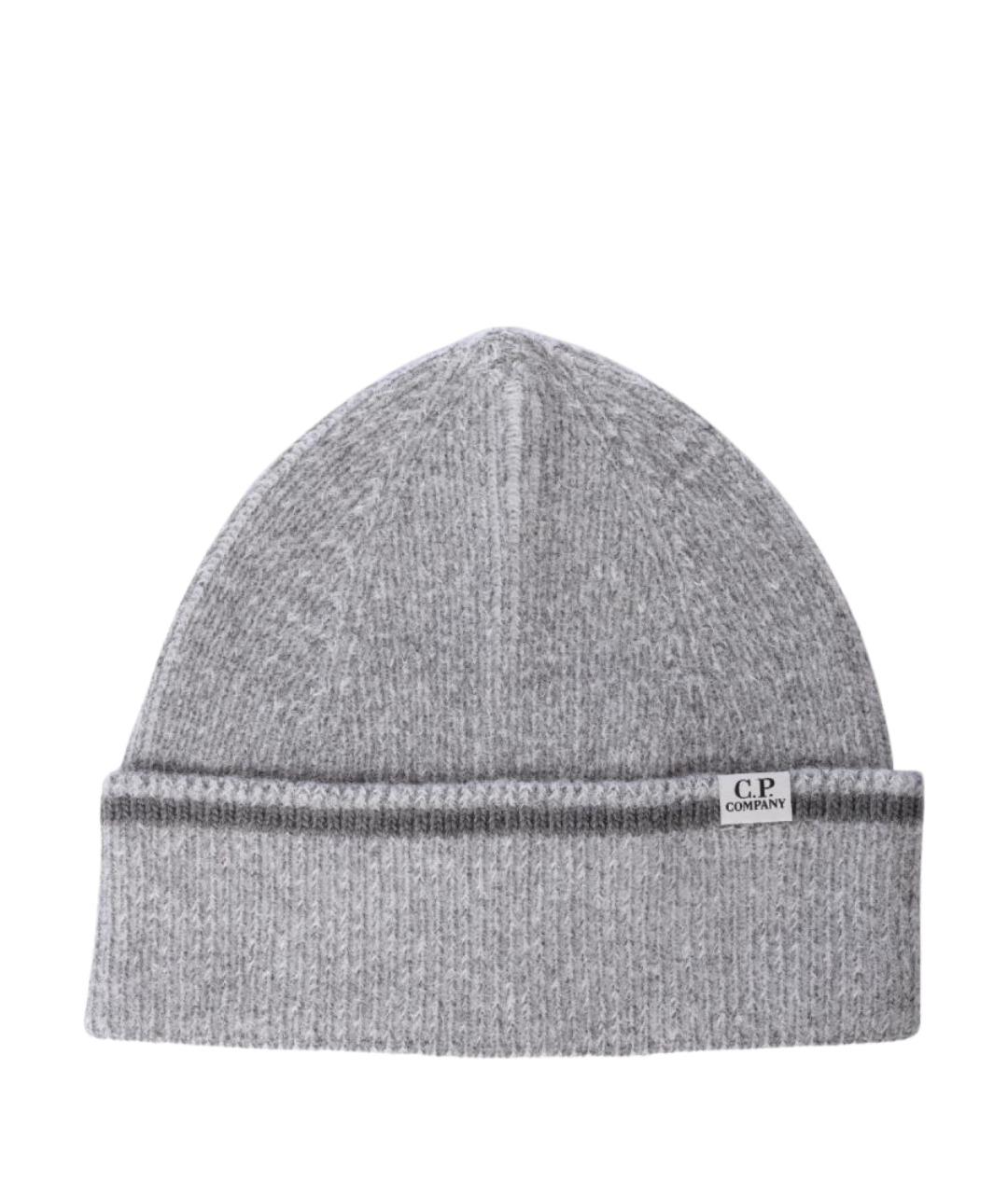 CP COMPANY Серая шерстяная шапка, фото 1