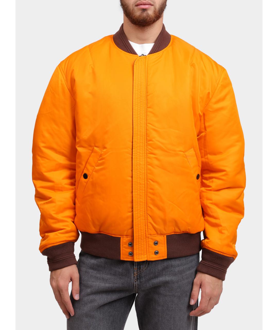 DIESEL Коричневая полиамидовая куртка, фото 3