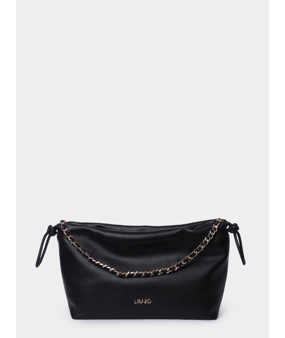 LIU JO Черная сумка через плечо, фото 7