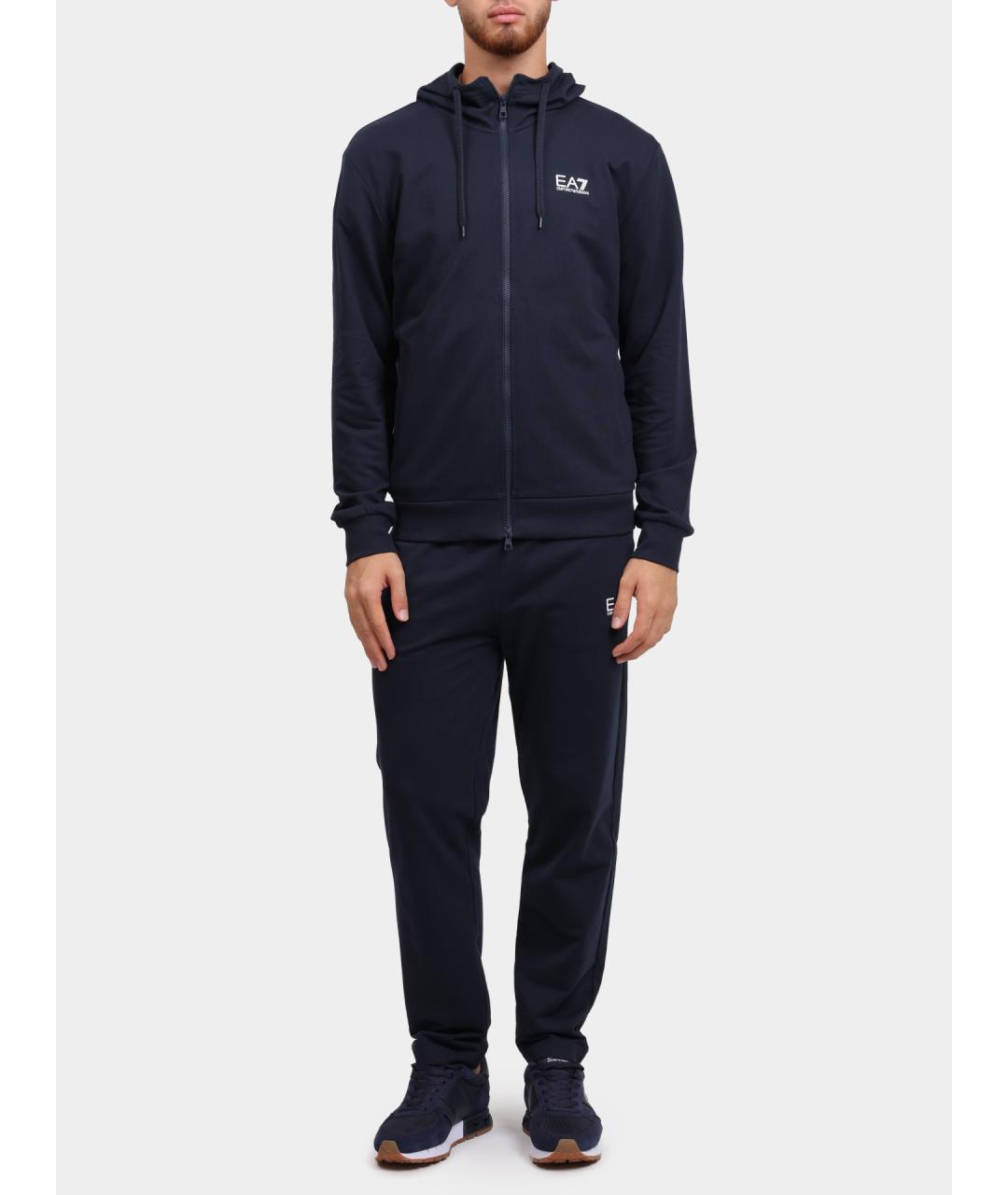EA7 Синий повседневный костюм, фото 9