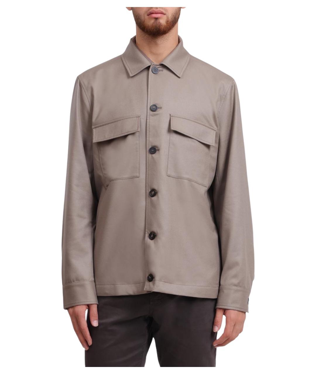 PESERICO Бежевая куртка, фото 1