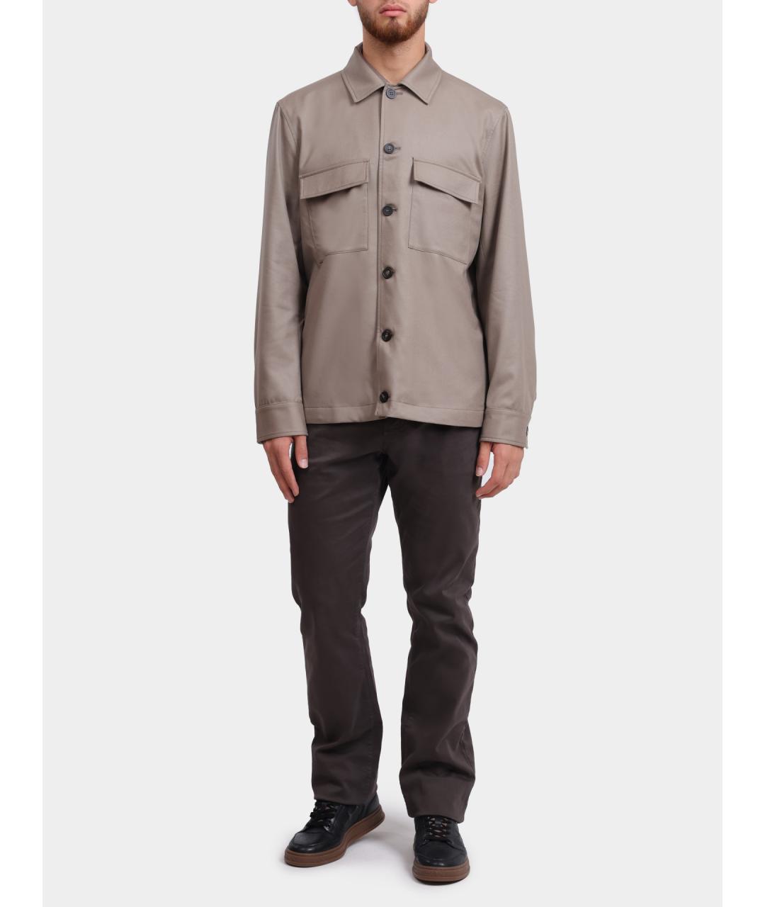 PESERICO Бежевая куртка, фото 2