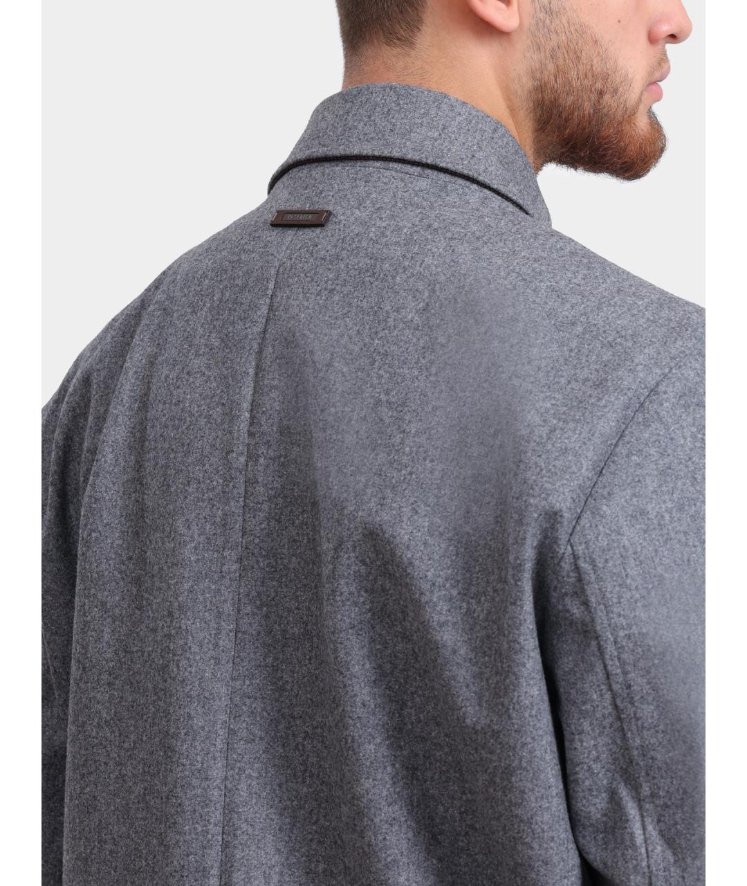 PESERICO Серая шерстяная куртка, фото 4