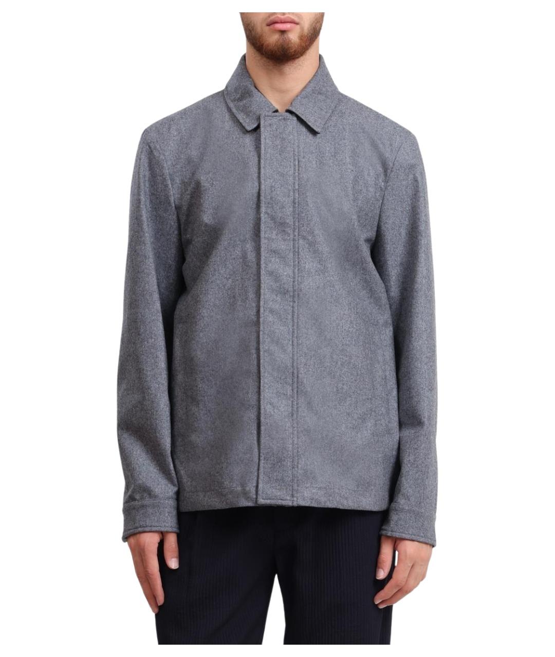 PESERICO Серая шерстяная куртка, фото 1