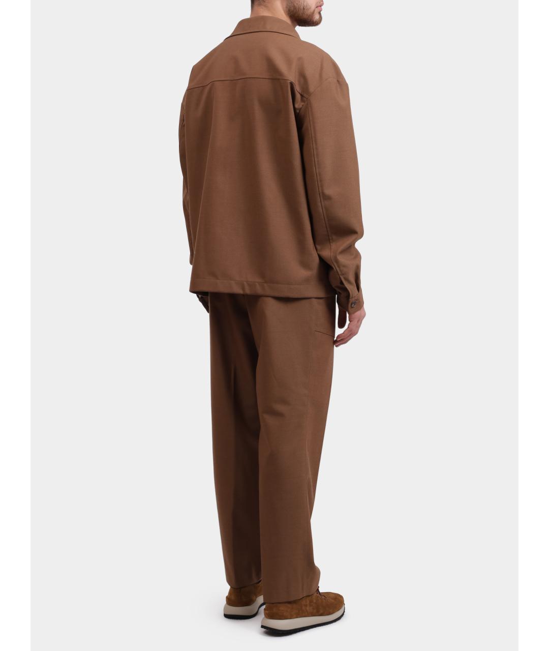 HUGO BOSS Коричневая шерстяная куртка, фото 4