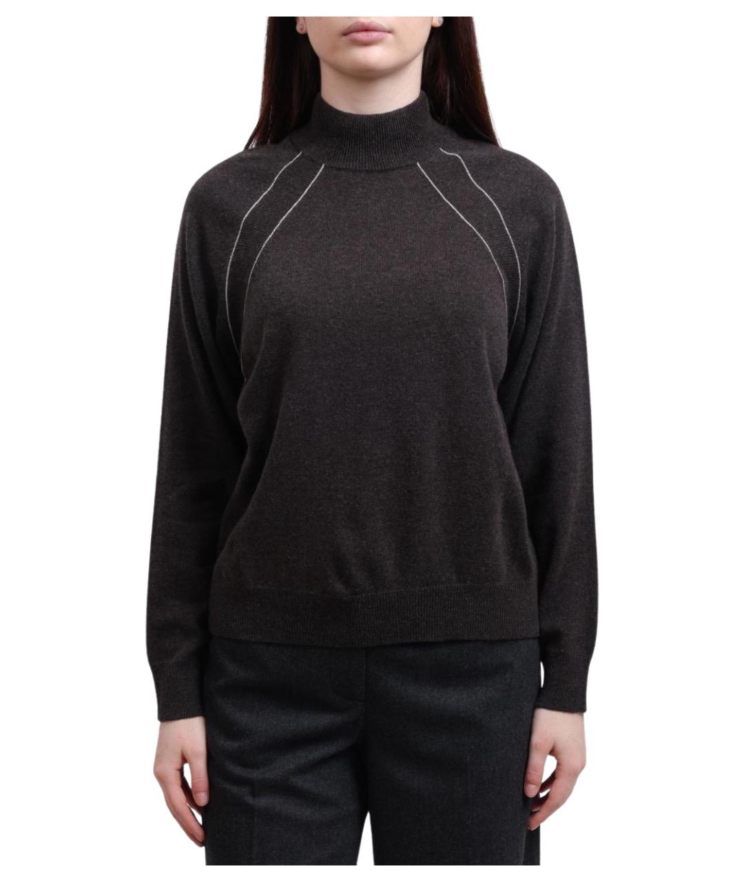 PESERICO Серый джемпер / свитер, фото 1