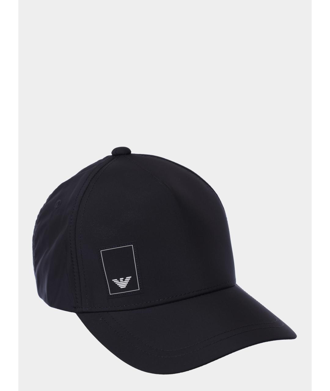 EMPORIO ARMANI Темно-синяя синтетическая кепка/бейсболка, фото 5