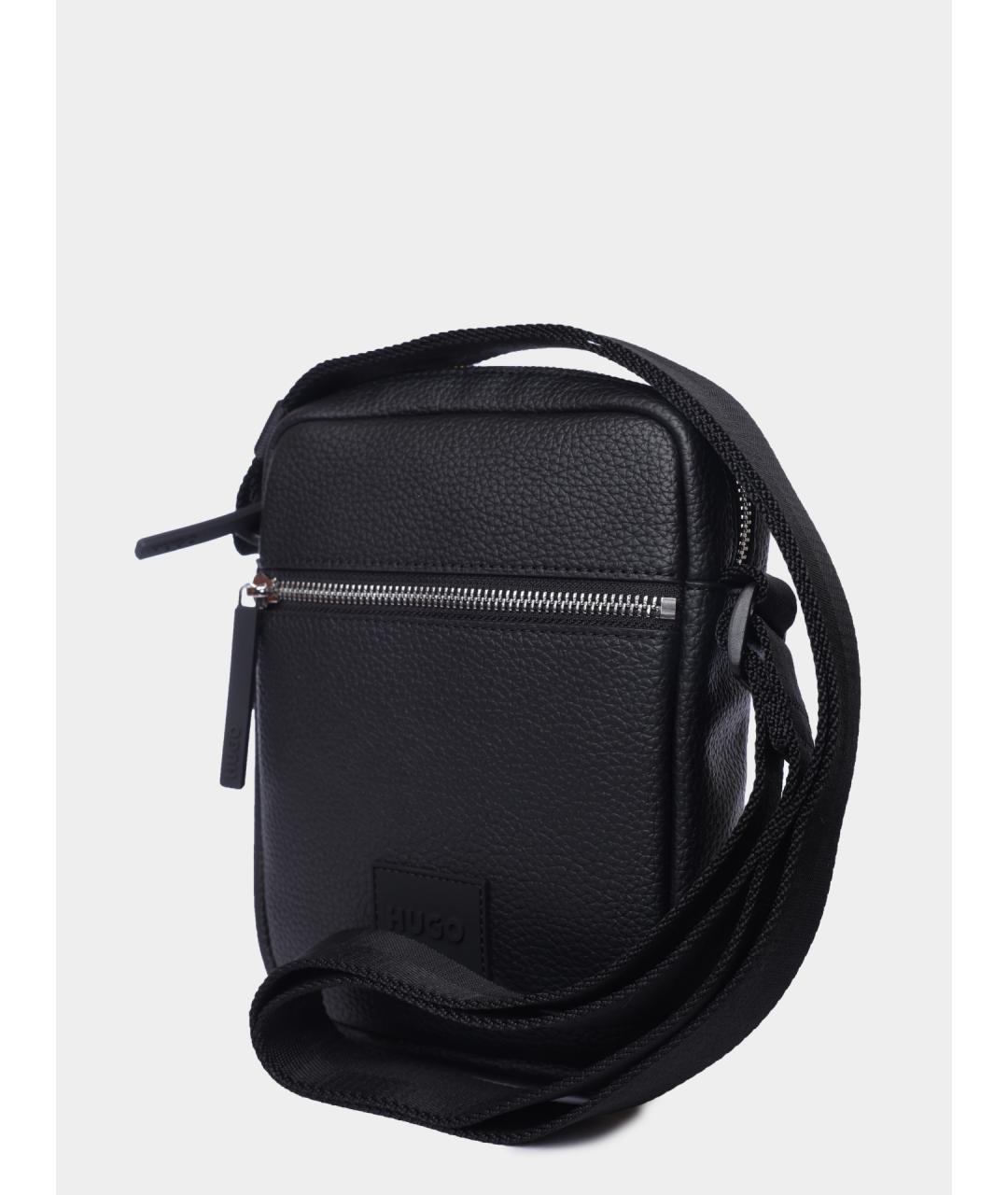 HUGO Черная сумка на плечо, фото 4