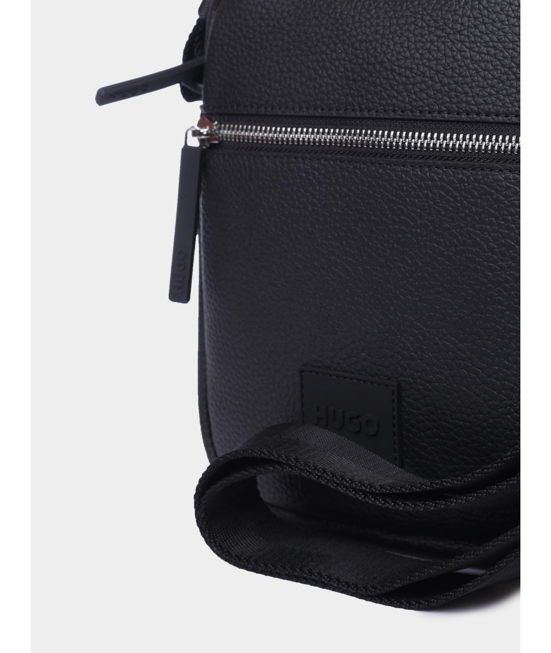 HUGO Черная сумка на плечо, фото 5