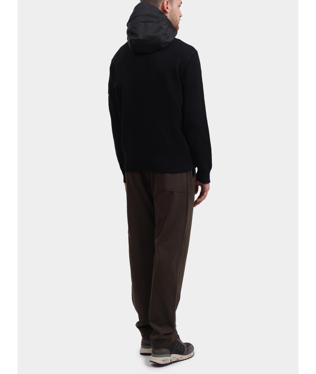 CP COMPANY Черный полиамидовый кардиган, фото 3
