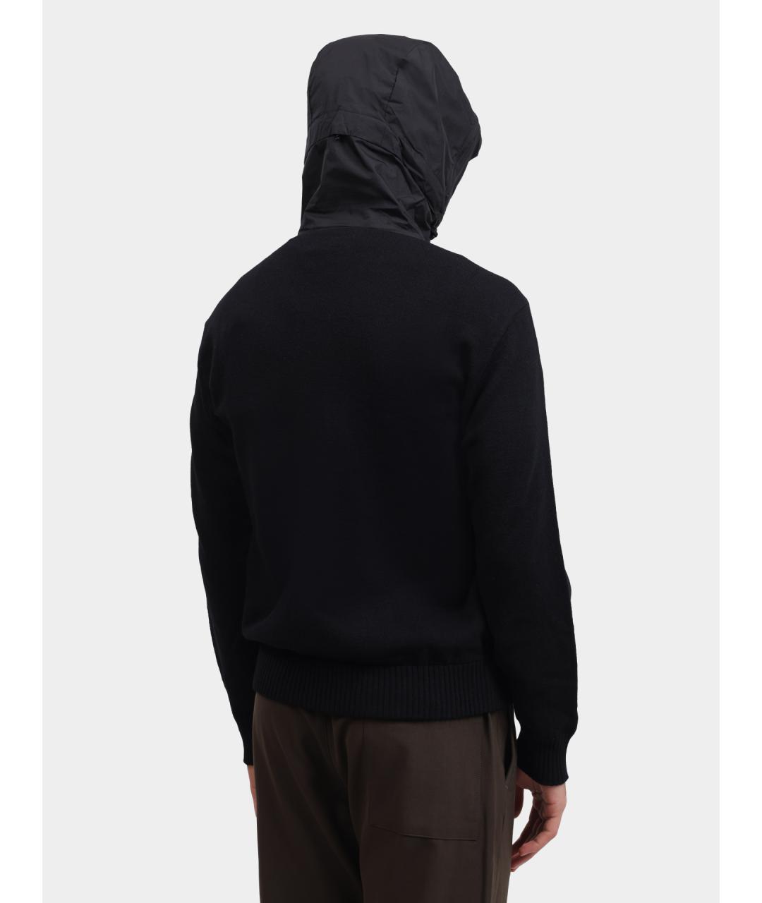 CP COMPANY Черный полиамидовый кардиган, фото 4