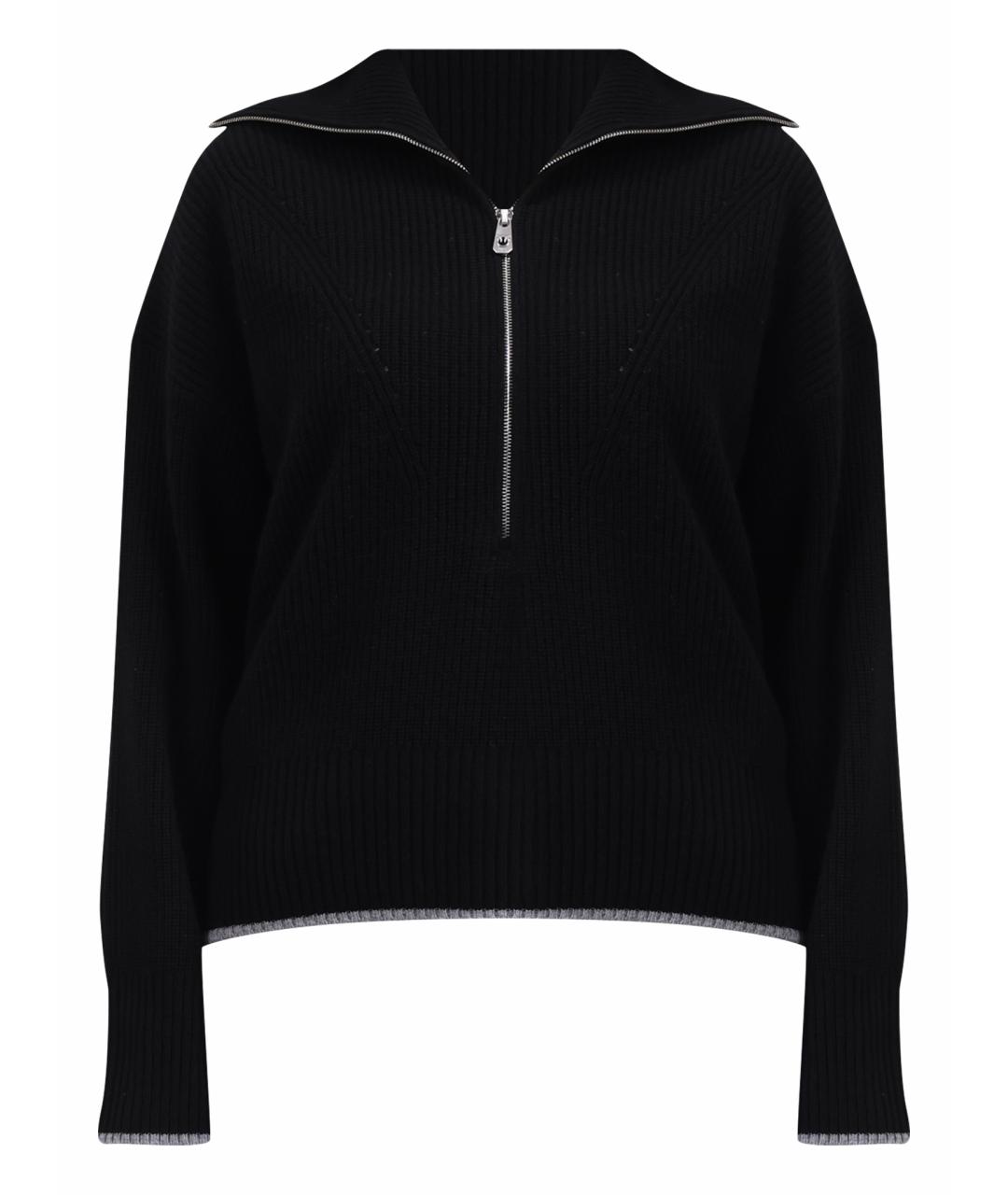 PINKO Черный шерстяной джемпер / свитер, фото 1