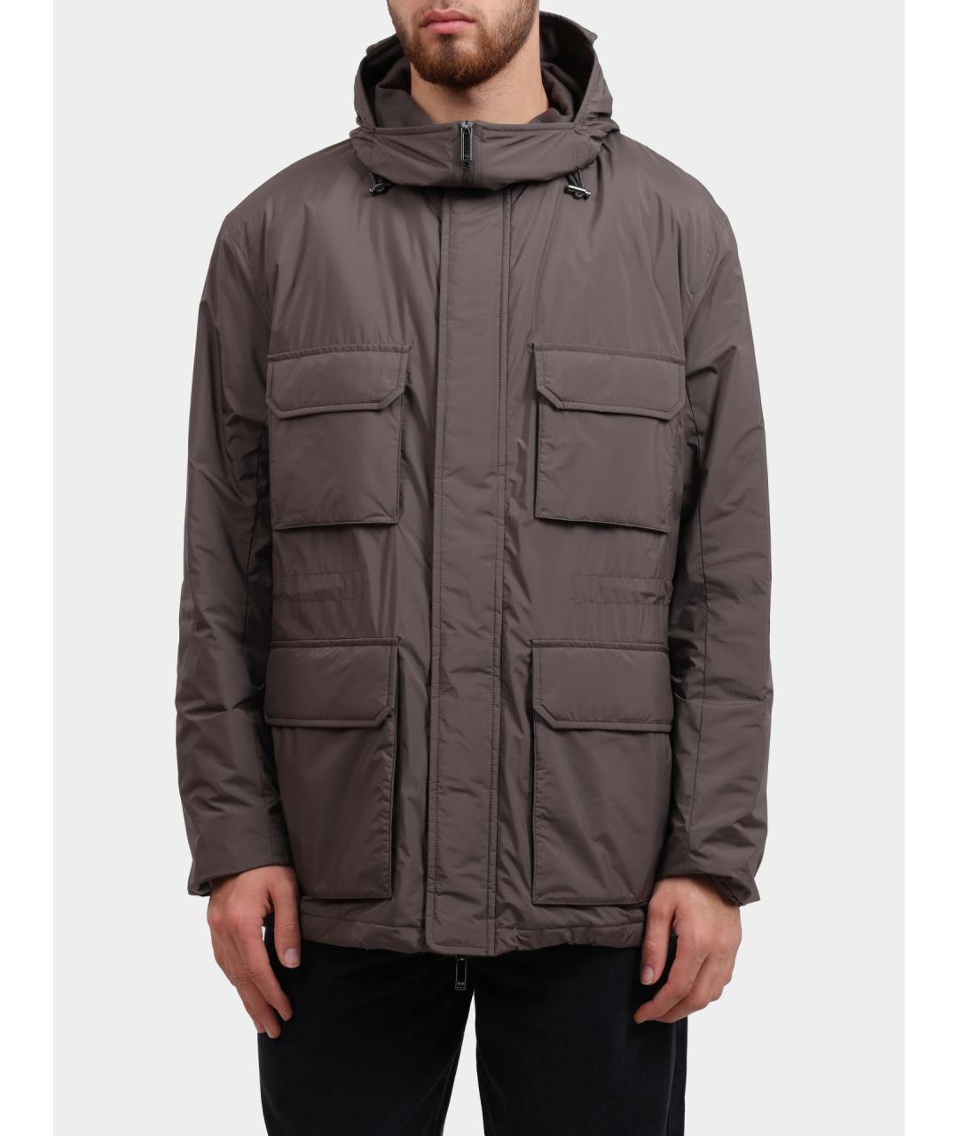 EMPORIO ARMANI Коричневая куртка, фото 6