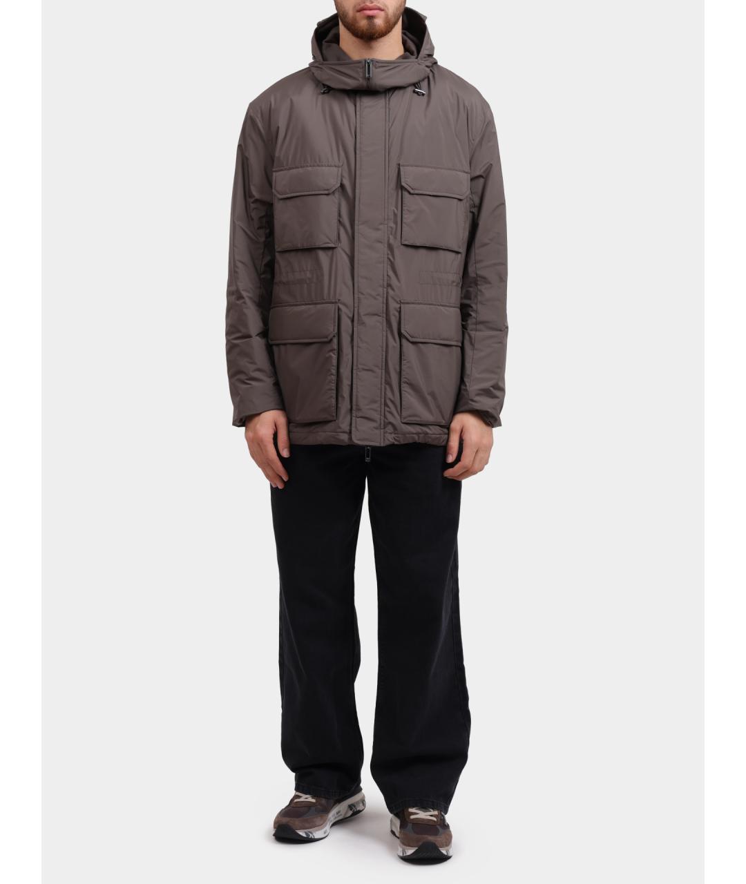 EMPORIO ARMANI Коричневая куртка, фото 2