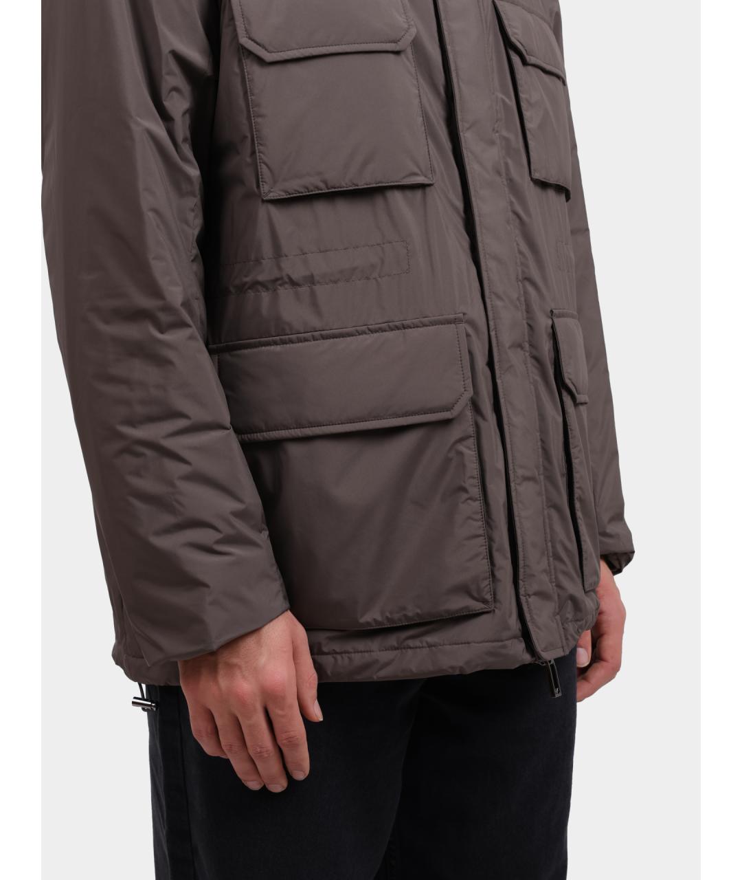 EMPORIO ARMANI Коричневая куртка, фото 4