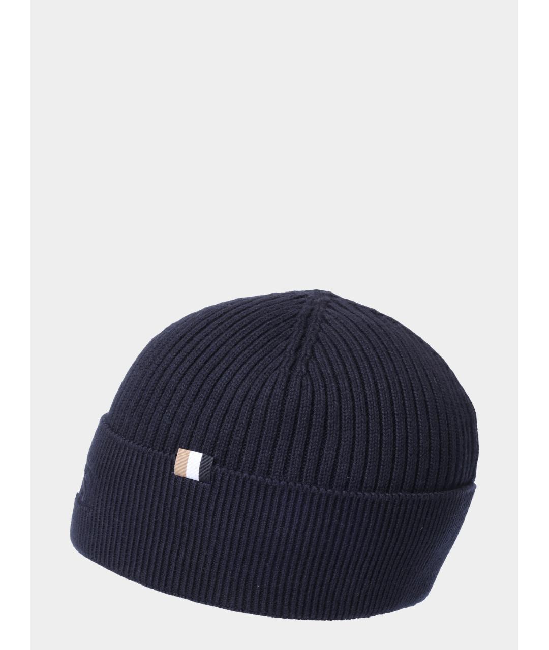 HUGO BOSS Темно-синяя шапка, фото 2