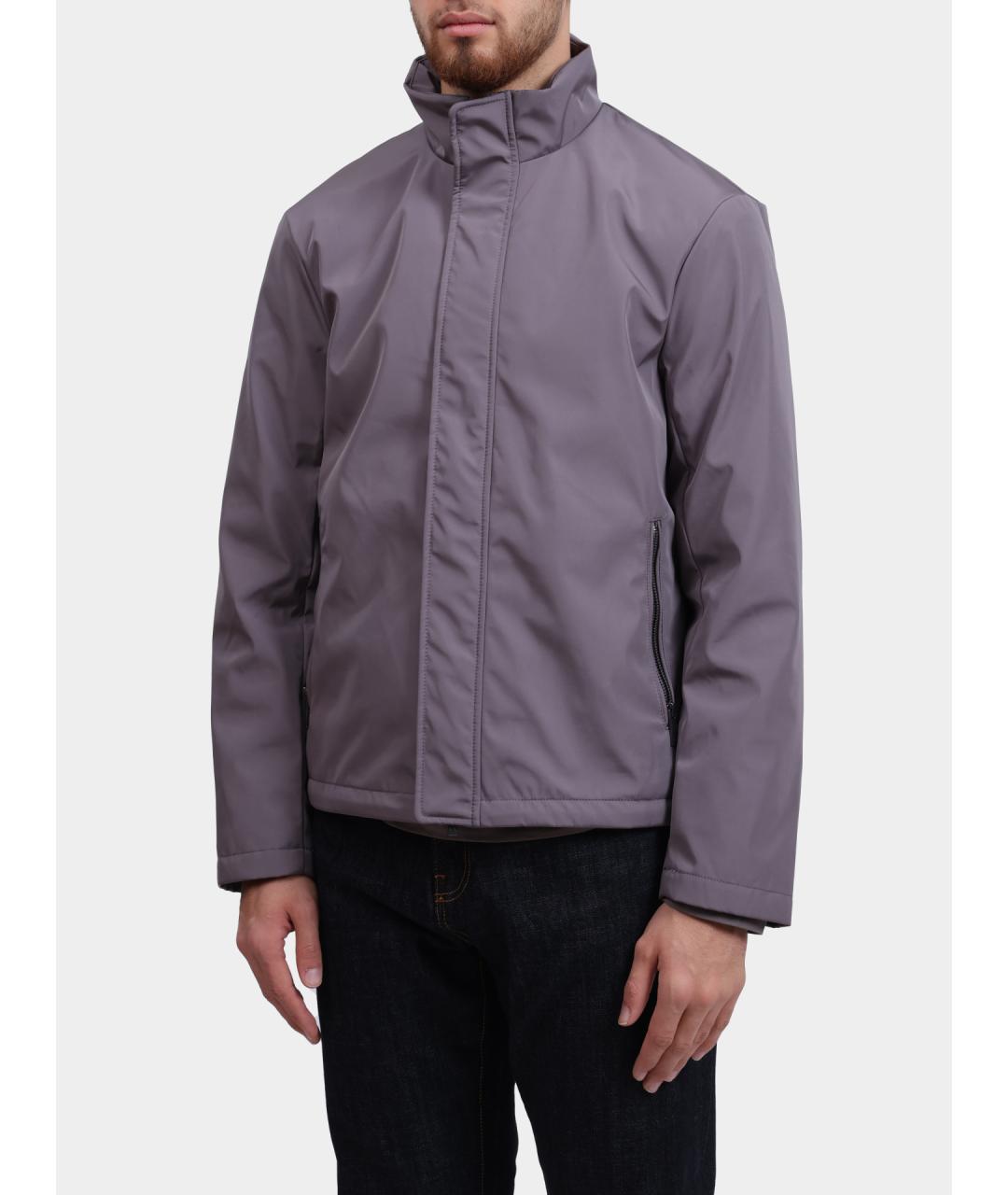 ARMANI EXCHANGE Серая полиэстеровая куртка, фото 3