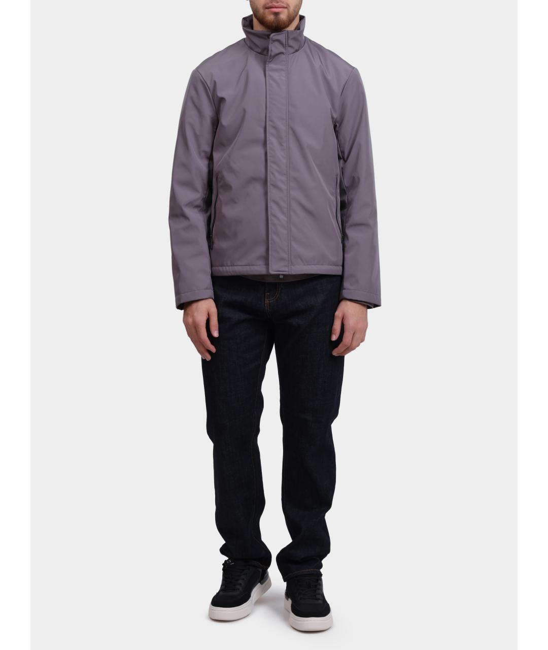 ARMANI EXCHANGE Серая полиэстеровая куртка, фото 2