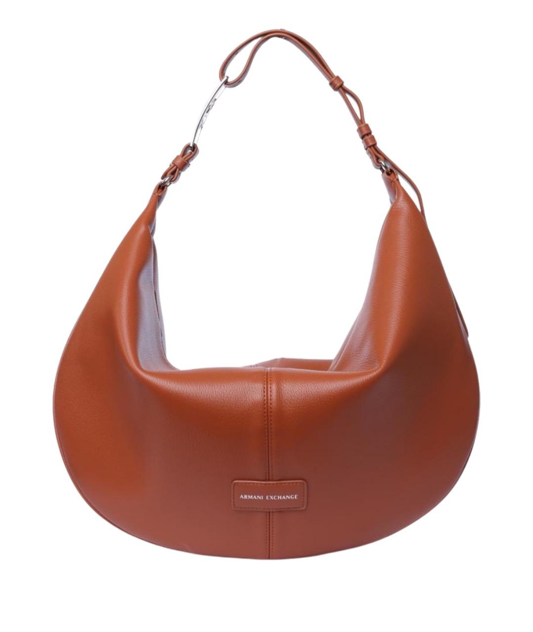 ARMANI EXCHANGE Коричневая сумка через плечо из искусственной кожи, фото 1