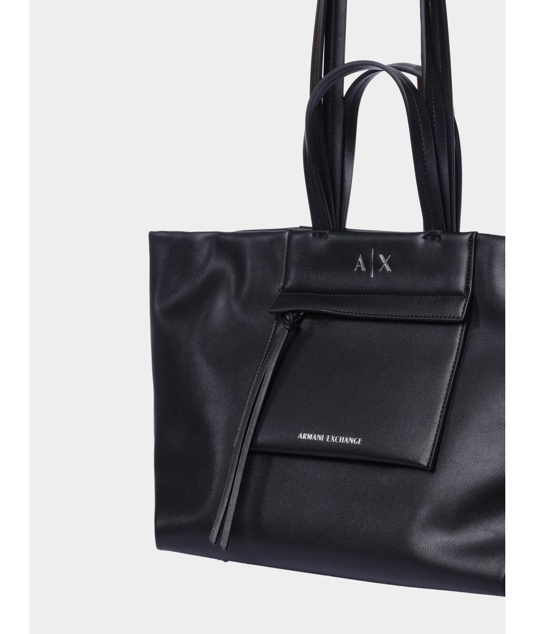 ARMANI EXCHANGE Черная сумка через плечо, фото 3