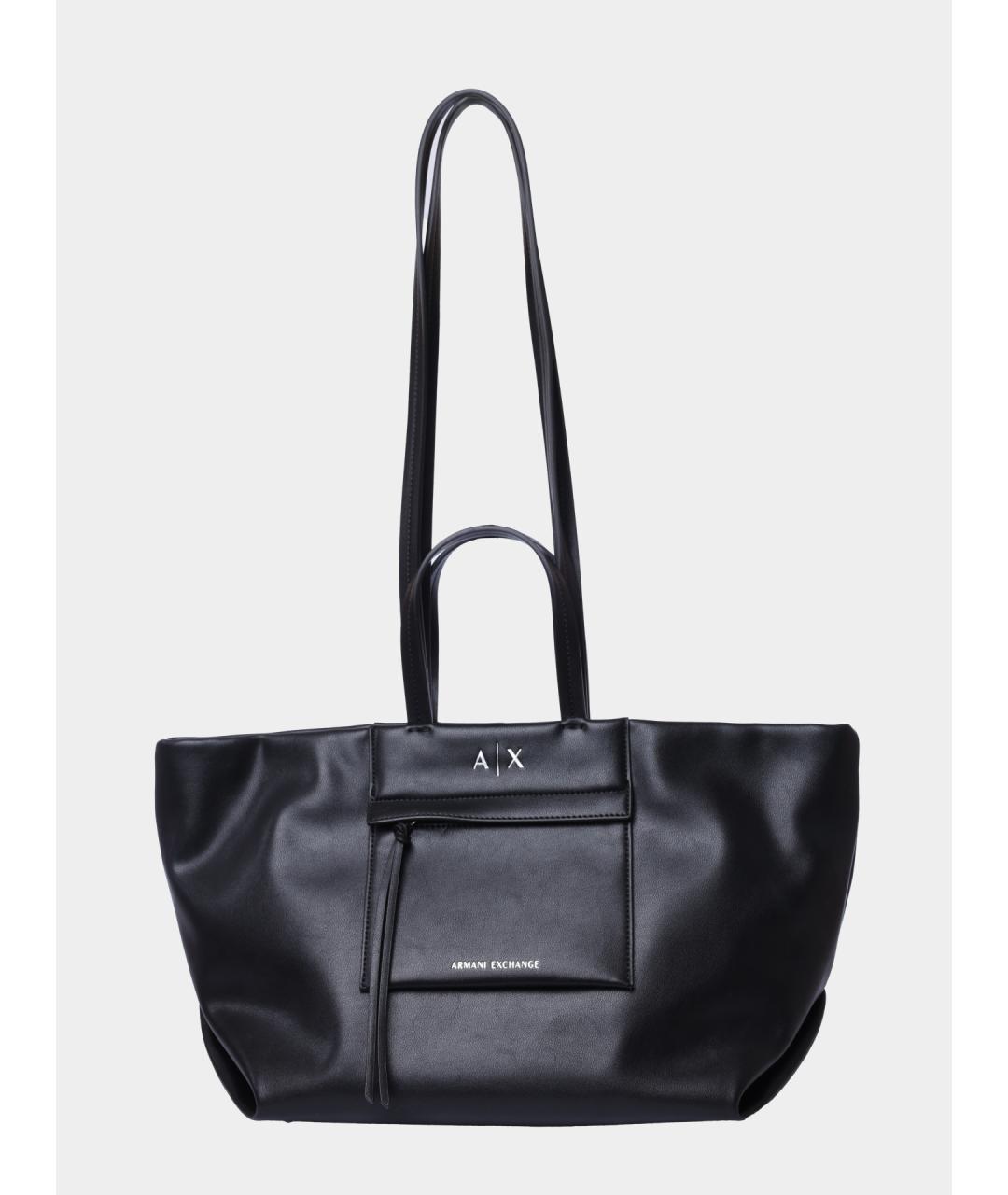 ARMANI EXCHANGE Черная сумка через плечо, фото 5