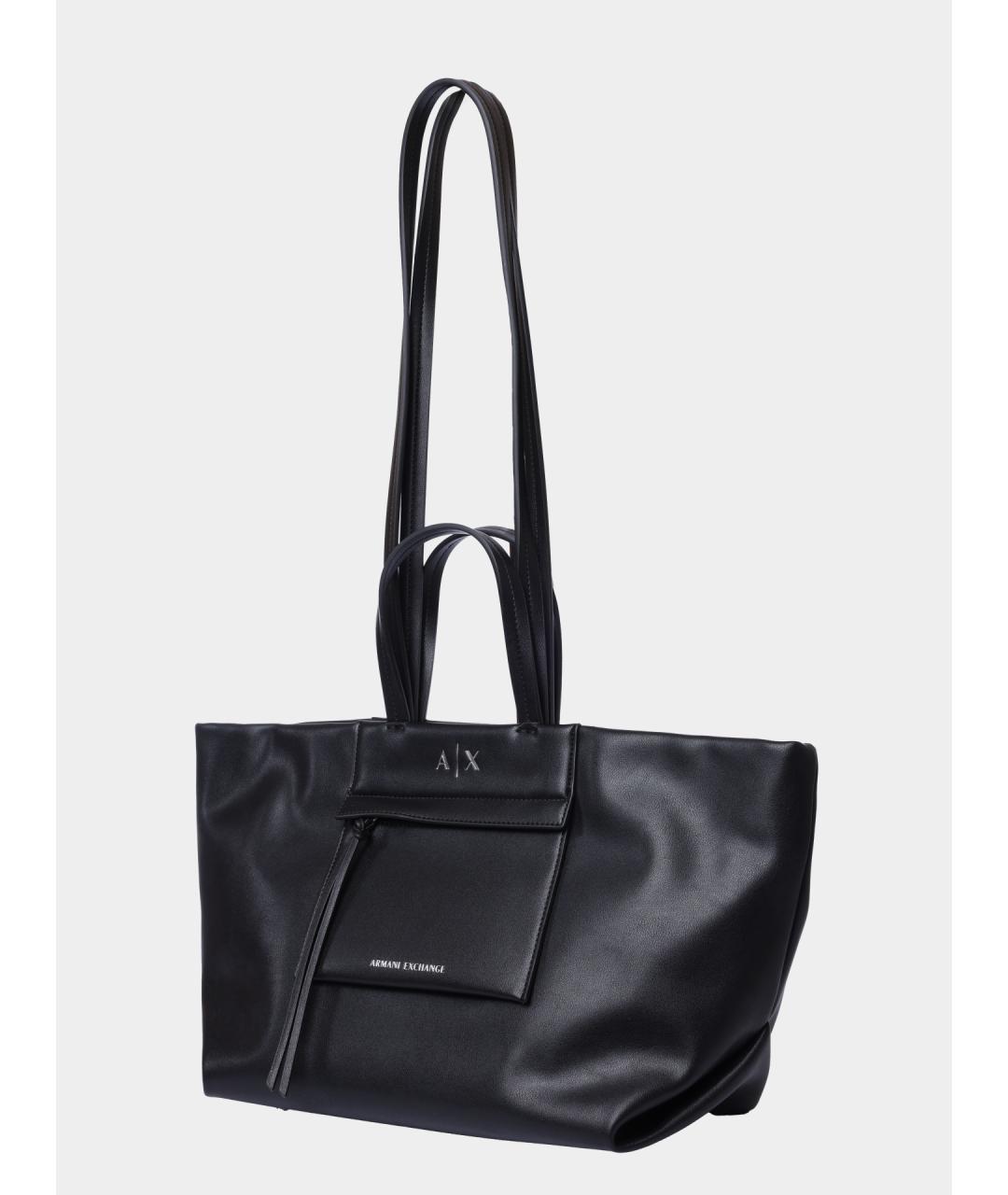 ARMANI EXCHANGE Черная сумка через плечо, фото 2