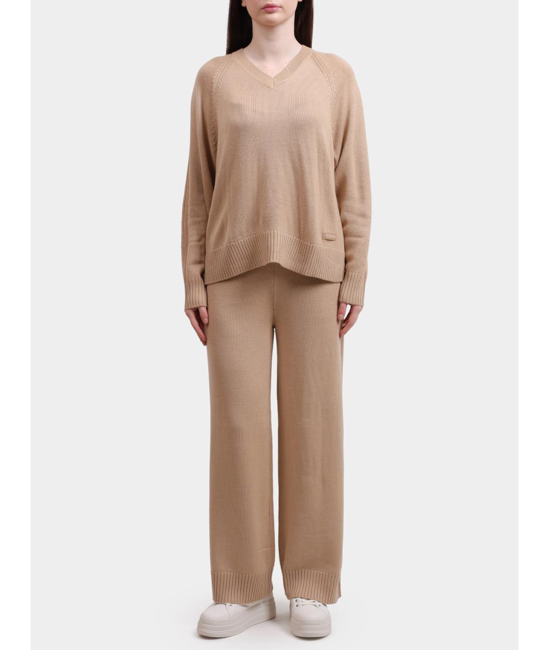 ARMANI EXCHANGE Бежевый джемпер / свитер, фото 2